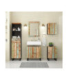 Set mobilier de baie, 5 piese, lemn reciclat - WOODBB466 Set mobilier de baie, 5 piese, lemn reciclat - WOODBB466