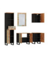 Set mobilier de baie, 5 piese, lemn reciclat - WOODBB466 Set mobilier de baie, 5 piese, lemn reciclat - WOODBB466