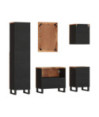 Set mobilier de baie, 5 piese, lemn reciclat - WOODBB466 Set mobilier de baie, 5 piese, lemn reciclat - WOODBB466