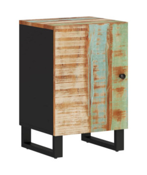 Set mobilier de baie, 5 piese, lemn reciclat - WOODBB466