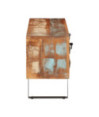 Comodă TV, 112x30x45 cm, lemn reciclat, cu aspect retro - WOODBB468
