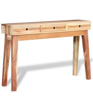 Masă consolă, lemn reciclat, cu aspect vintage - WOODBB485