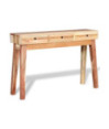 Masă consolă, lemn reciclat, cu aspect vintage - WOODBB485