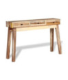 Masă consolă, lemn reciclat, cu aspect vintage - WOODBB485