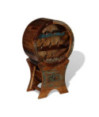 Suport de vin pentru 10 sticle, lemn reciclat, cu aspect vintage - WOODBB493 Suport de vin pentru 10 sticle, lemn reciclat, cu aspect vintage - WOODBB493