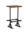 Set mobilier de bar, 3 piese, multicolor, lemn reciclat, cu aspect retro - WOODBB494 Set mobilier de bar, 3 piese, multicolor, lemn reciclat, cu aspect retro - WOODBB494