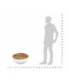 Măsuță de cafea în formă de bol 60x60x30 cm lemn reciclat - WOODBB496 Măsuță de cafea în formă de bol 60x60x30 cm lemn reciclat - WOODBB496