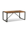Masă de bucătărie, 180 cm, lemn reciclat, cu aspect industrial Masă de bucătărie, 180 cm, lemn reciclat, cu aspect industrial