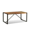 Masă de bucătărie, 180 cm, lemn reciclat, cu aspect industrial Masă de bucătărie, 180 cm, lemn reciclat, cu aspect industrial