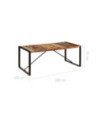 Masă de bucătărie, 200 x 100 x 75 cm, lemn reciclat, cu aspect retro - WOODBB499 Masă de bucătărie, 200 x 100 x 75 cm, lemn reciclat, cu aspect retro - WOODBB499