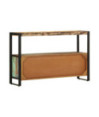 Servantă, 120 x 30 x 75 cm, lemn reciclat, cu aspect vintage - WOODBB508