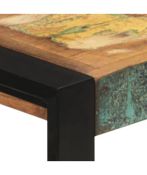 Servantă, 120 x 30 x 75 cm, lemn reciclat, cu aspect vintage - WOODBB508