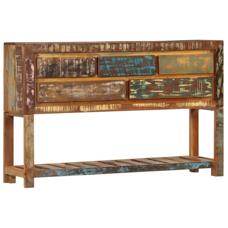 Servantă, 120 x 30 x 75 cm, lemn reciclat - WOODBB511