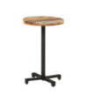 Masă de bistro, Ø50x75 cm, lemn reciclat, rotundă - WOODBB512 Masă de bistro, Ø50x75 cm, lemn reciclat, rotundă - WOODBB512