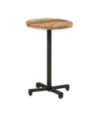 Masă de bistro, Ø50x75 cm, lemn reciclat, rotundă - WOODBB512 Masă de bistro, Ø50x75 cm, lemn reciclat, rotundă - WOODBB512