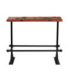 Set mobilier de bar, 5 piese, multicolor, lemn reciclat, cu aspect retro - WOODBB68 Set mobilier de bar, 5 piese, multicolor, lemn reciclat, cu aspect retro - WOODBB68