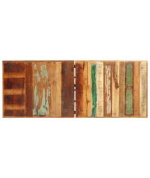 Masă bar din lemn masiv reciclat, dreptunghiulară, 180 x 70 x 107 cm