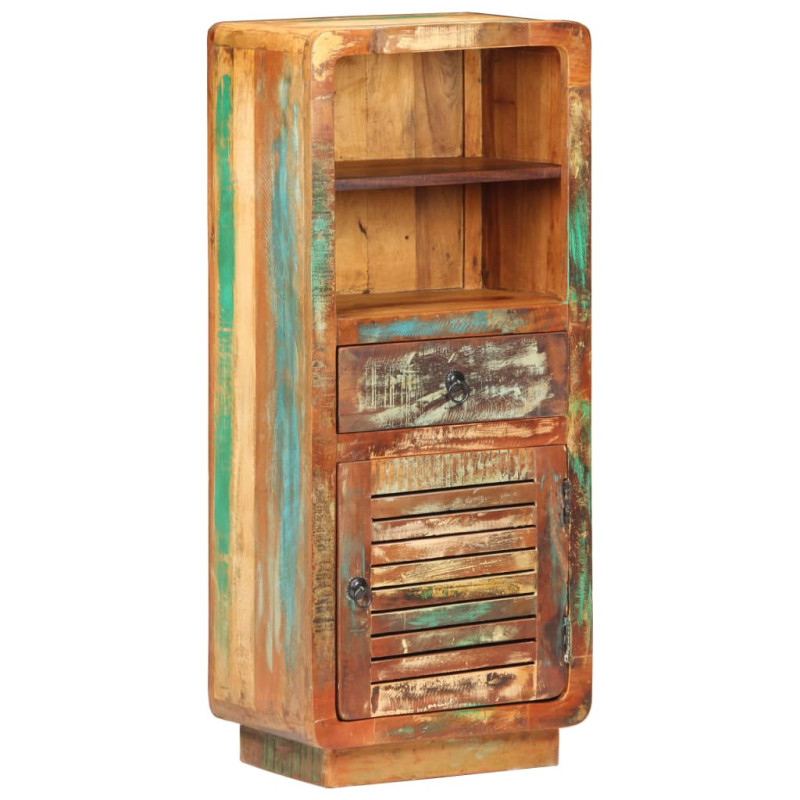 Dulap înalt, 45 x 32 x 110 cm, lemn reciclat, cu aspect vintage - WOODBB528 Dulap înalt, 45 x 32 x 110 cm, lemn reciclat, cu aspect vintage - WOODBB528