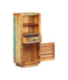 Dulap înalt, 45 x 32 x 110 cm, lemn reciclat, cu aspect vintage - WOODBB528 Dulap înalt, 45 x 32 x 110 cm, lemn reciclat, cu aspect vintage - WOODBB528