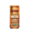 Dulap înalt, 45 x 32 x 110 cm, lemn reciclat, cu aspect vintage - WOODBB528 Dulap înalt, 45 x 32 x 110 cm, lemn reciclat, cu aspect vintage - WOODBB528
