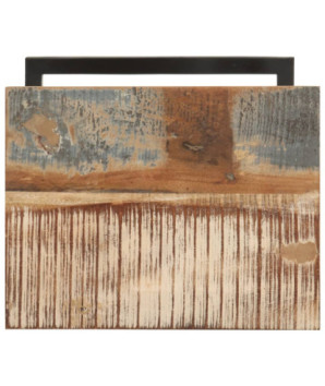 Mese laterale, 2 buc., 31,5x24,5x64,5 cm, lemn reciclat - WOODBB537