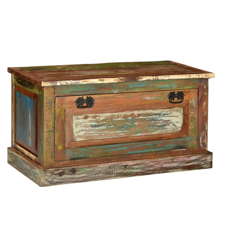 Bancă depozitare pantofi, lemn reciclat - WOODBB550 Bancă depozitare pantofi, lemn reciclat - WOODBB550