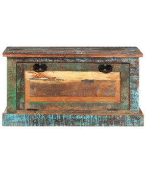 Bancă depozitare pantofi, lemn reciclat - WOODBB550