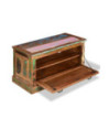 Bancă depozitare pantofi, lemn reciclat - WOODBB550 Bancă depozitare pantofi, lemn reciclat - WOODBB550