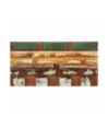 Blat masă cu aspect rustic din lemn masiv reciclat, dreptunghiulară, 120 x 60 cm, handmade