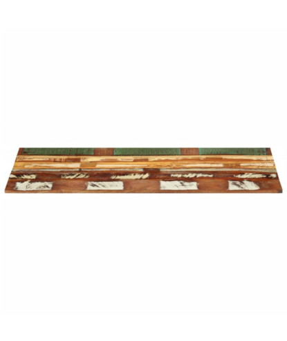 Blat masă cu aspect rustic din lemn masiv reciclat, dreptunghiulară, 120 x 60 cm, handmade