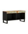 Comodă TV, 85x33x43,5 cm, lemn reciclat, cu aspect industrial - WOODBB562 Comodă TV, 85x33x43,5 cm, lemn reciclat, cu aspect industrial - WOODBB562