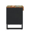Comodă TV, 85x33x43,5 cm, lemn reciclat, cu aspect industrial - WOODBB562 Comodă TV, 85x33x43,5 cm, lemn reciclat, cu aspect industrial - WOODBB562