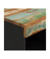 Comodă TV, 85x33x43,5 cm, lemn reciclat, cu aspect industrial - WOODBB562 Comodă TV, 85x33x43,5 cm, lemn reciclat, cu aspect industrial - WOODBB562