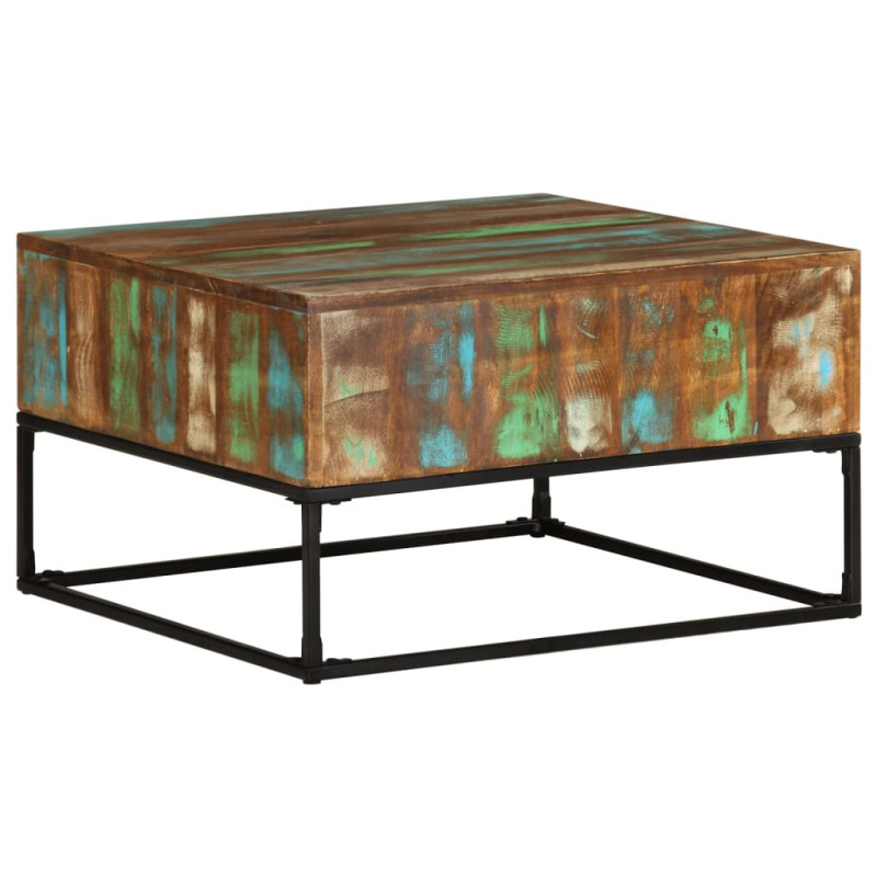 Măsuță de cafea, 68x68x41 cm, lemn reciclat - WOODBB563 Măsuță de cafea, 68x68x41 cm, lemn reciclat - WOODBB563
