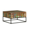 Măsuță de cafea, 68x68x41 cm, lemn reciclat - WOODBB563 Măsuță de cafea, 68x68x41 cm, lemn reciclat - WOODBB563