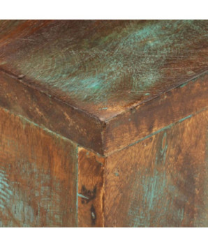 Măsuță de cafea, 68x68x41 cm, lemn reciclat - WOODBB563