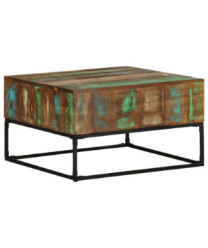 Măsuță de cafea, 68x68x41 cm, lemn reciclat - WOODBB563