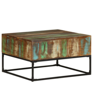 Măsuță de cafea, 68x68x41 cm, lemn reciclat - WOODBB563