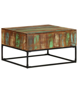 Măsuță de cafea, 68x68x41 cm, lemn reciclat - WOODBB563