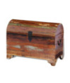 Cufăr de depozitare din lemn reciclat, cu aspect antichizat - WOODBB575 Cufăr de depozitare din lemn reciclat, cu aspect antichizat - WOODBB575