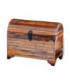 Cufăr de depozitare din lemn reciclat, cu aspect antichizat - WOODBB575 Cufăr de depozitare din lemn reciclat, cu aspect antichizat - WOODBB575