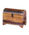 Cufăr de depozitare din lemn reciclat, cu aspect antichizat - WOODBB575 Cufăr de depozitare din lemn reciclat, cu aspect antichizat - WOODBB575