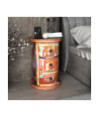Dulap din lemn reciclat cu 3 setare, cu aspect antichizat - WOODBB74 Dulap din lemn reciclat cu 3 setare, cu aspect antichizat - WOODBB74