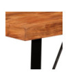 Masă bar cu 4 scaune fără spătar, aspect industrial, din lemn masiv reciclat, dreptunghiulară, 120 x 60 x 107 cm, handmade Masă bar cu 4 scaune fără spătar, aspect industrial, din lemn masiv reciclat, dreptunghiulară, 120 x 60 x 107 cm, handmade