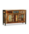 Bufet din lemn reciclat, 120x35x76 cm, cu aspect antichizat - WOODBB589 Bufet din lemn reciclat, 120x35x76 cm, cu aspect antichizat - WOODBB589