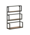 Raft de perete, 60x20x85 cm, lemn reciclat - WOODBB590