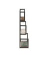 Raft de perete, 60x20x85 cm, lemn reciclat - WOODBB590