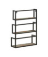Raft de perete, 60x20x85 cm, lemn reciclat - WOODBB590