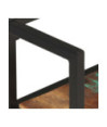Raft de perete, 60x20x85 cm, lemn reciclat - WOODBB590