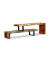 Comodă TV cu picioare, aspect vintage, din lemn masiv reciclat, 115 x 30 x 40 cm, handmade Comodă TV cu picioare, aspect vintage, din lemn masiv reciclat, 115 x 30 x 40 cm, handmade